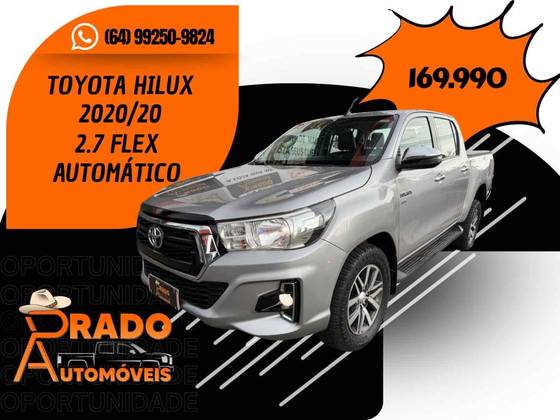 TOYOTA HILUX 2.7 SRV 4X2 CD 16V FLEX 4P AUTOMÁTICO